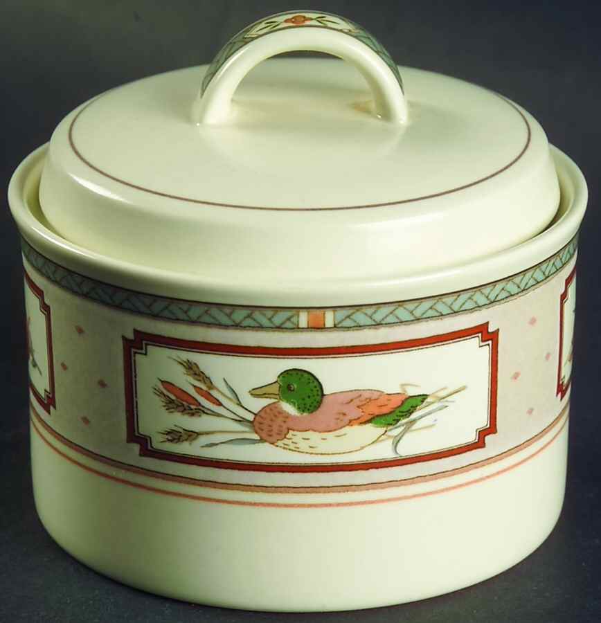 Nantucket Sugar Bowl & Lid by Mikasa-1