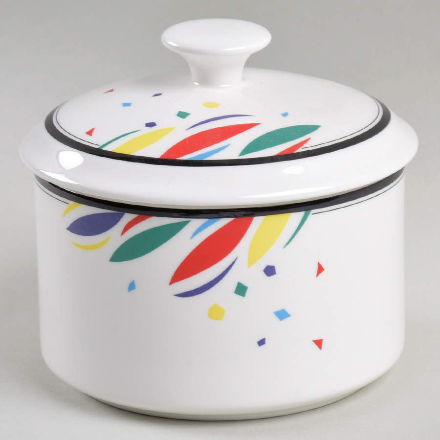 Nature's Palette Sugar Bowl & Lid by Mikasa-1