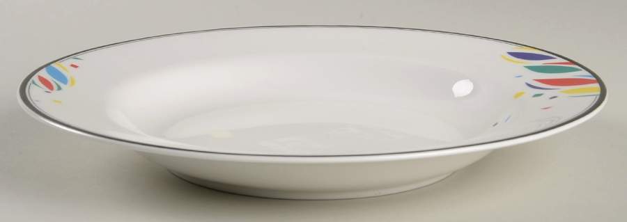 Nature's Palette Large Rim Soup Bowl by Mikasa-1