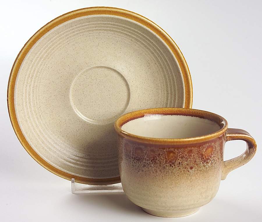 Nature's Song Flat Cup & Saucer Set by Mikasa-1