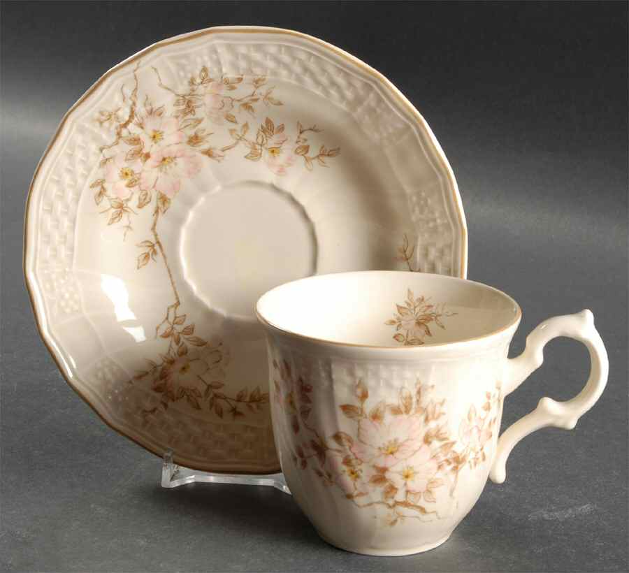 Nature's Song Flat Cup & Saucer Set by Mikasa-1