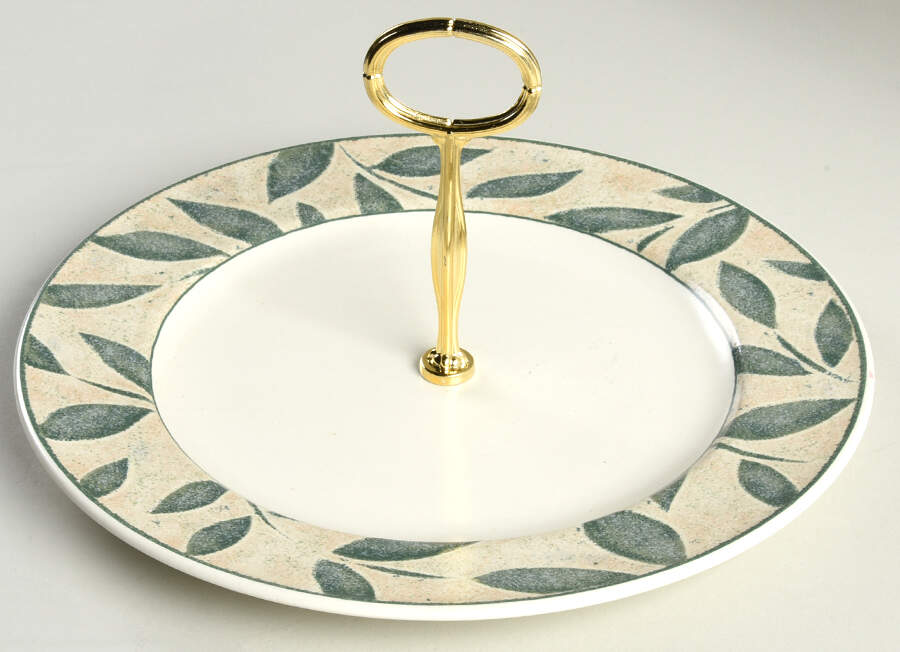 Nature's Song Round Serving Plate with Center Handle (Dp) Hc by Mikasa-1