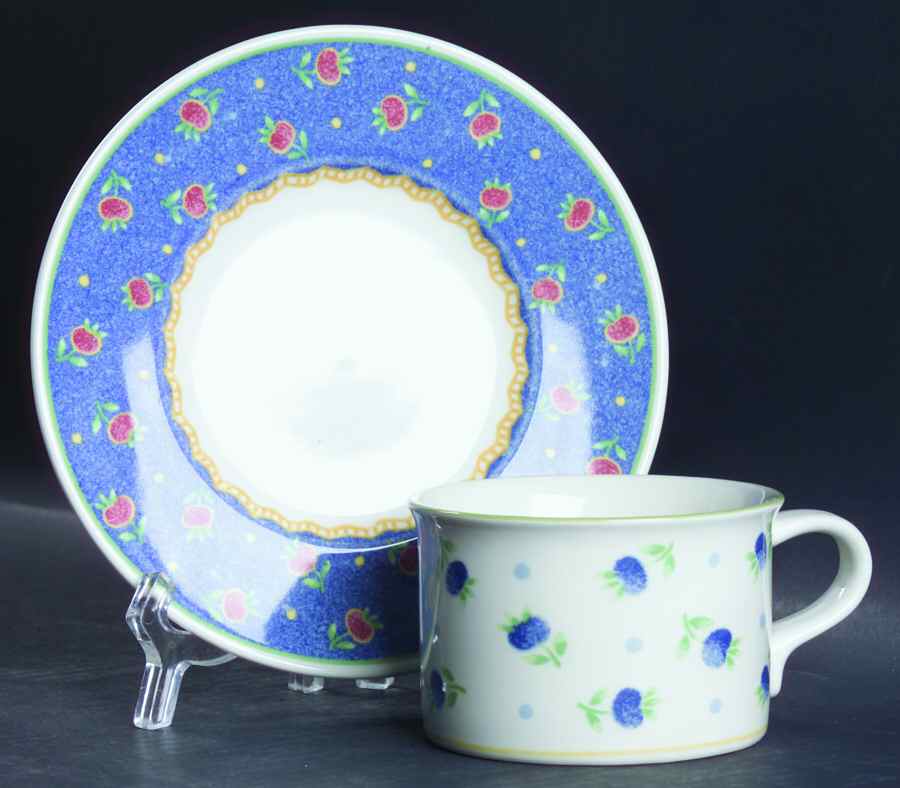 Navarro Flat Cup & Saucer Set by Mikasa-1