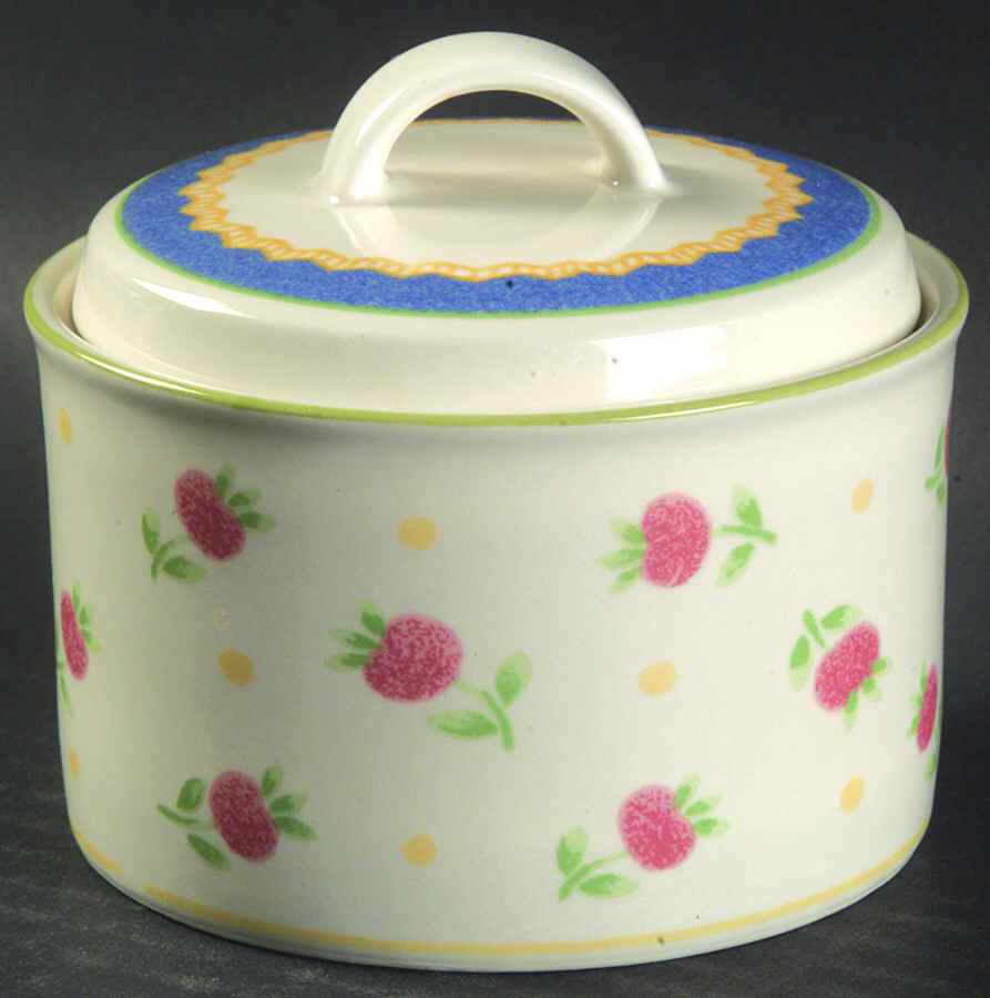 Navarro Sugar Bowl & Lid by Mikasa-1