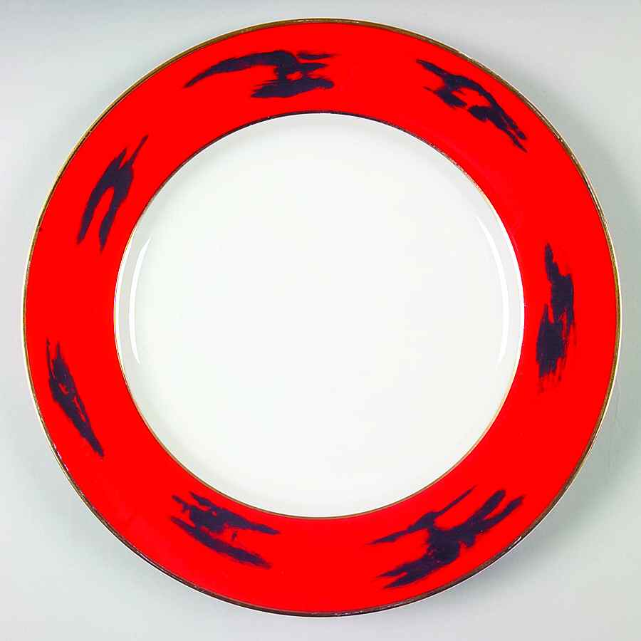 Negora Red 12" Chop Plate (Round Platter) by Mikasa-1