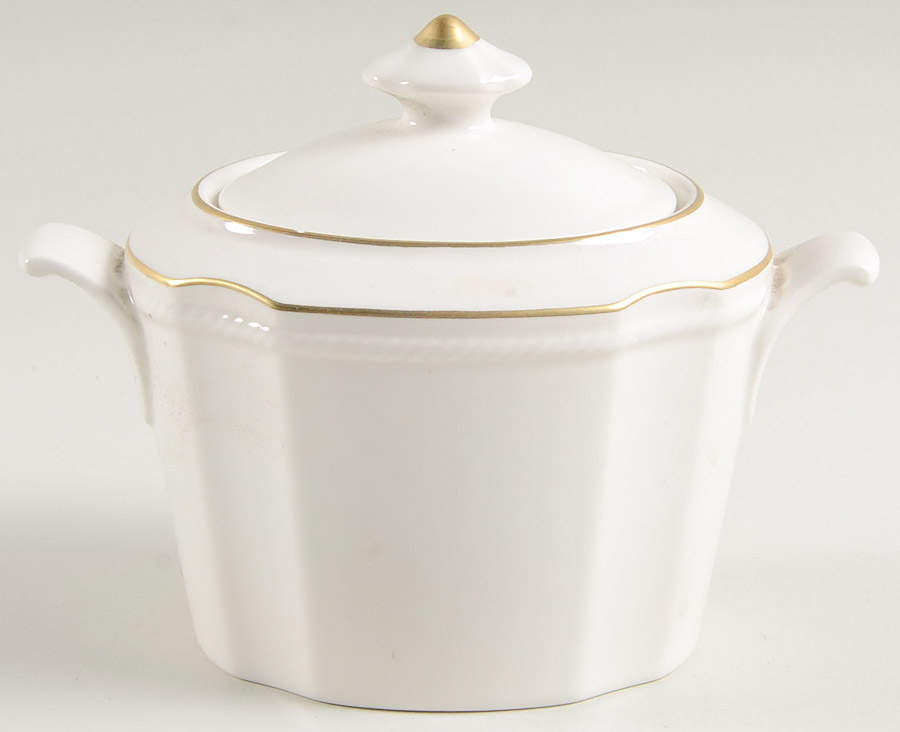 Newport Gold Sugar Bowl & Lid by Mikasa-1