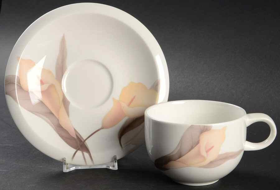 New Spirit Flat Cup & Saucer Set by Mikasa-1