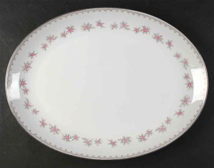 Newton 16" Oval Serving Platter by Mikasa-1