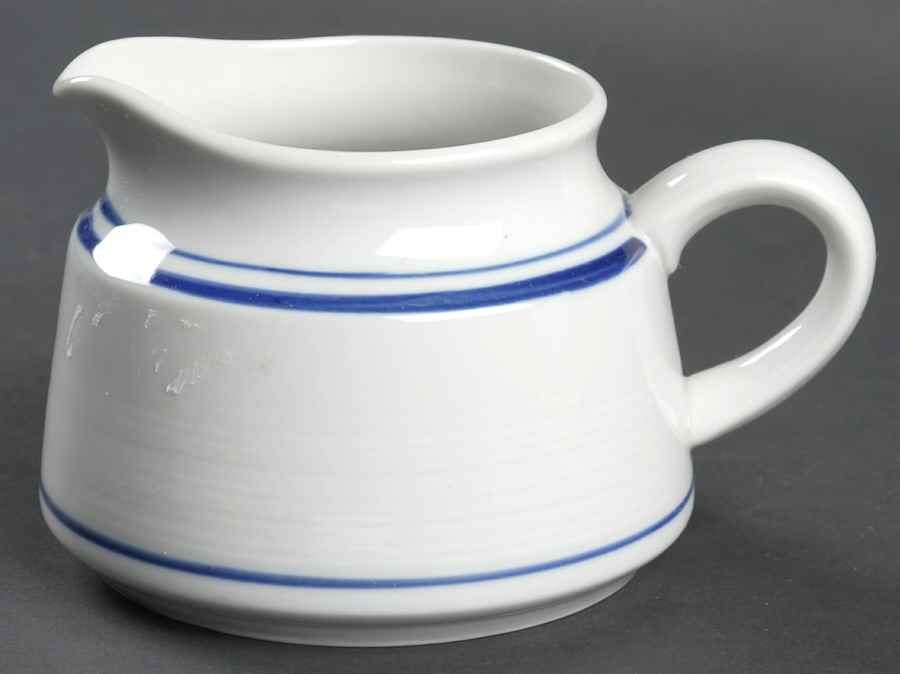 Blue Gravy Boat by Mikasa-1