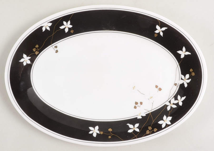 Night Blossoms Butter Tray by Mikasa-1