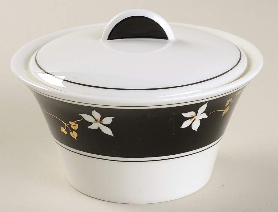 Night Blossoms Sugar Bowl & Lid by Mikasa-1