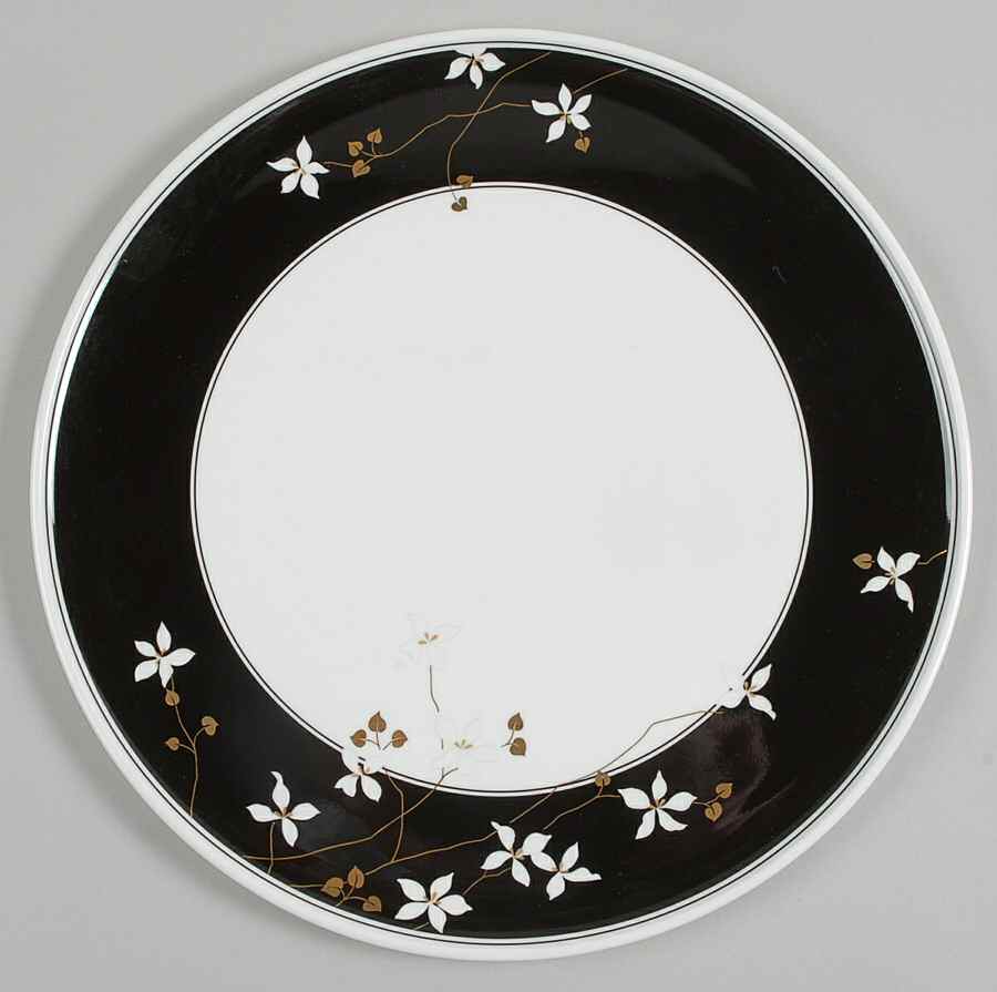 Night Blossoms Cake Plate by Mikasa-1