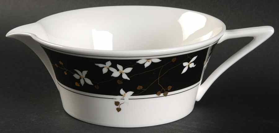Night Blossoms Gravy Boat by Mikasa-1