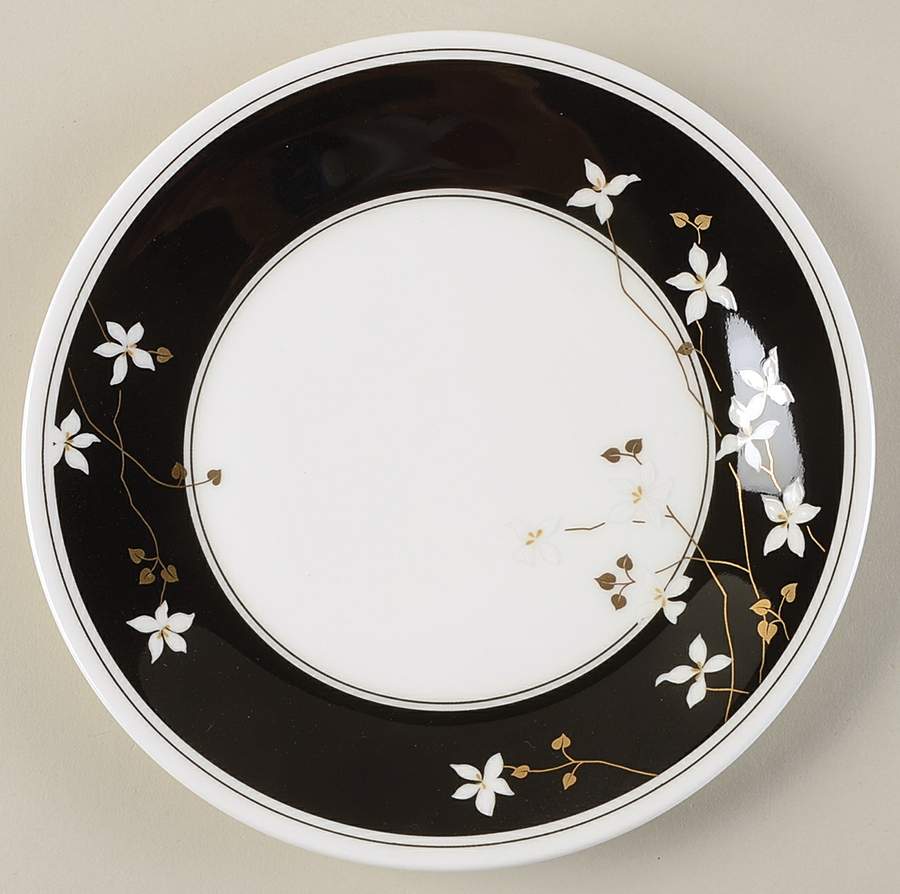 Night Blossoms Bread & Butter Plate by Mikasa-1