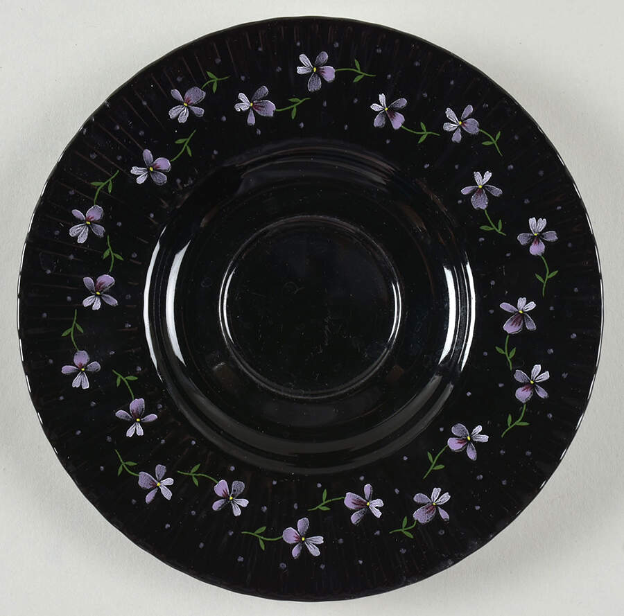 Nightshades Saucer for Footed Cup by Mikasa-1