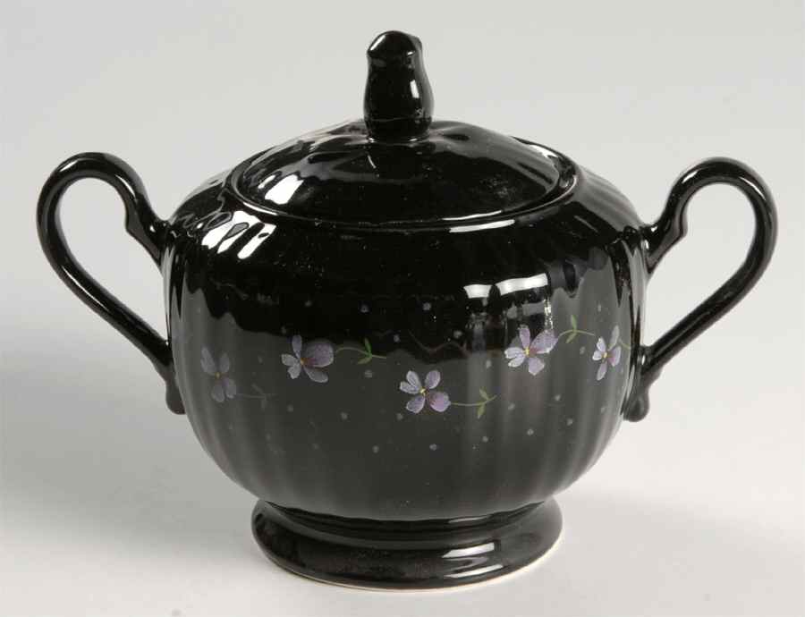 Nightshades Sugar Bowl & Lid by Mikasa-1