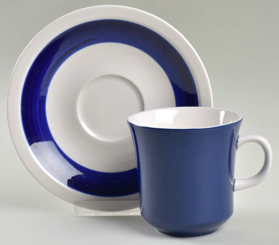 Nightfall Flat Cup & Saucer Set by Mikasa-1
