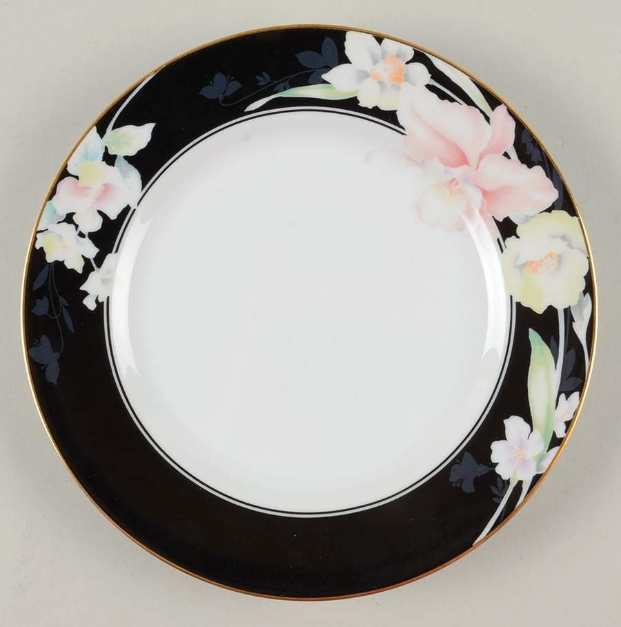 Night Orchid Salad Plate by Mikasa-1