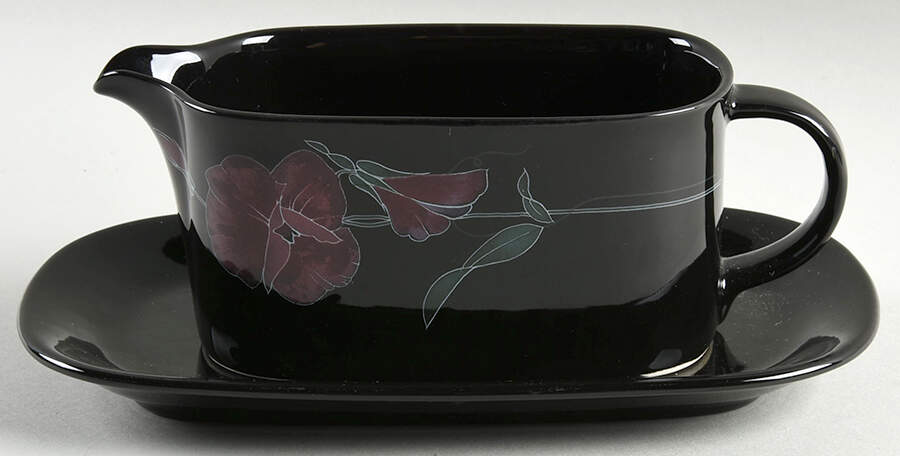 Night Tango Gravy Boat & Underplate by Mikasa-1