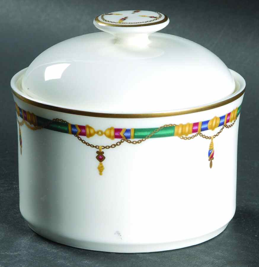 Nobelese Sugar Bowl & Lid by Mikasa-1
