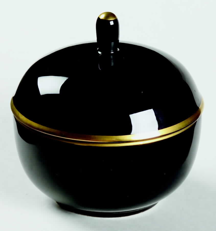 Noir Gold Sugar Bowl & Lid by Mikasa-1