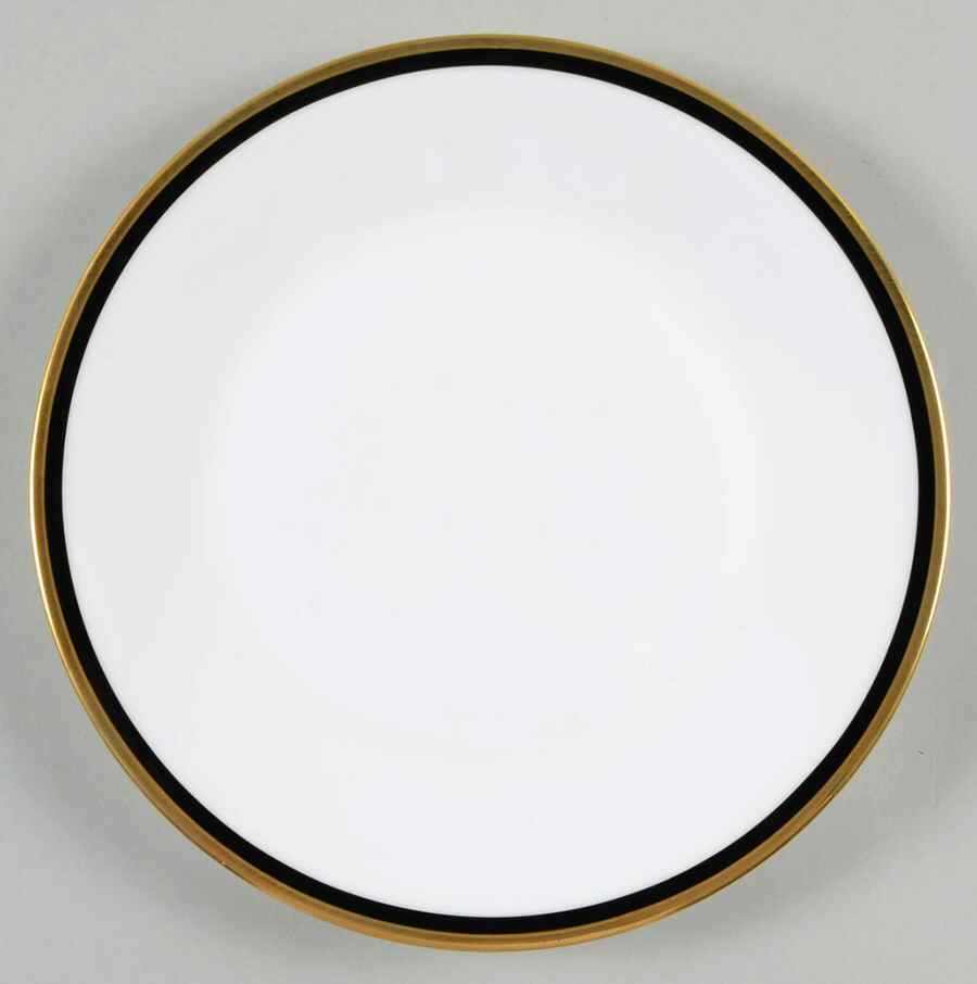 Noir Gold Salad Plate by Mikasa-1