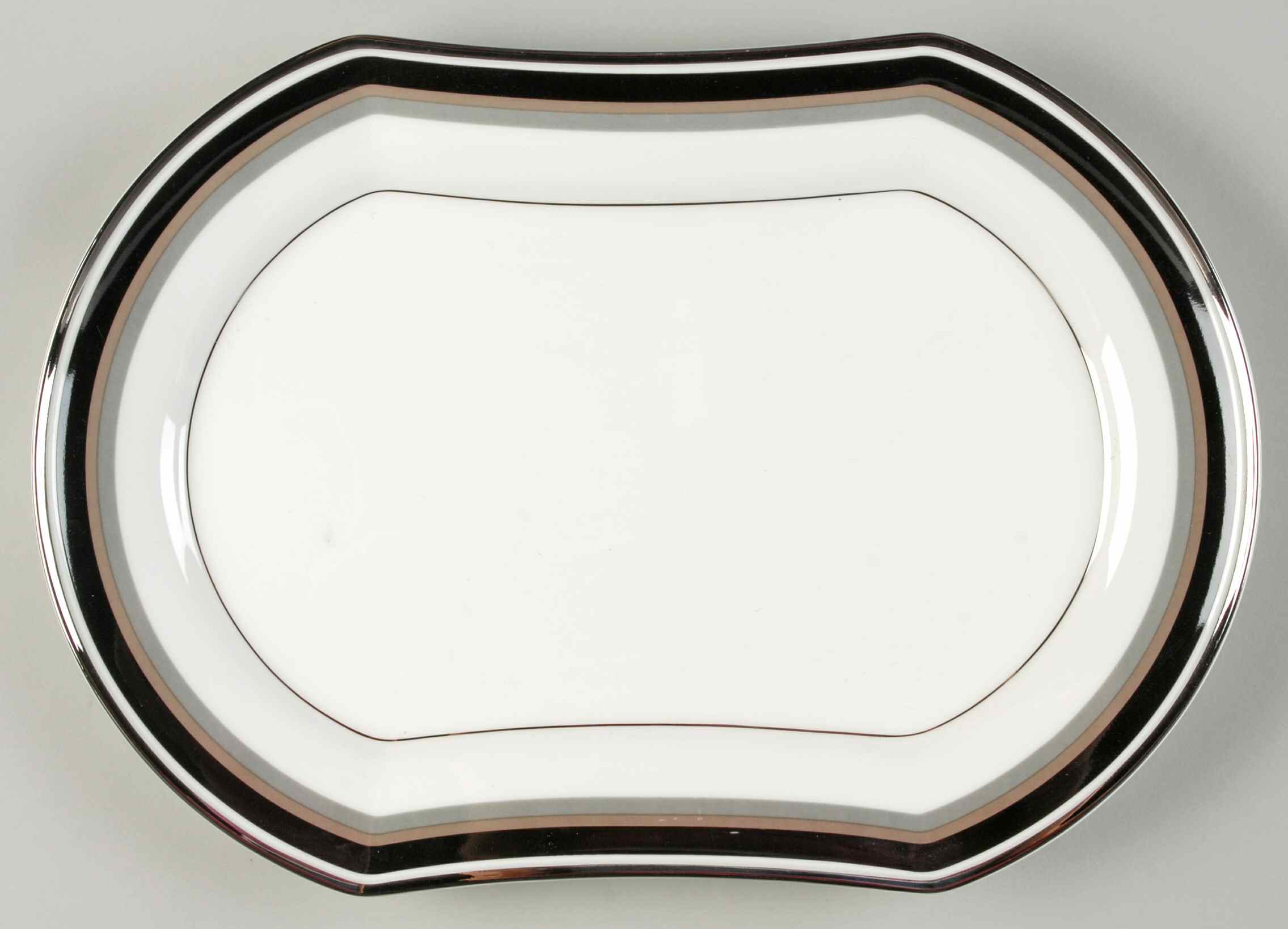 Noir 13" Oval Serving Platter by Mikasa-1