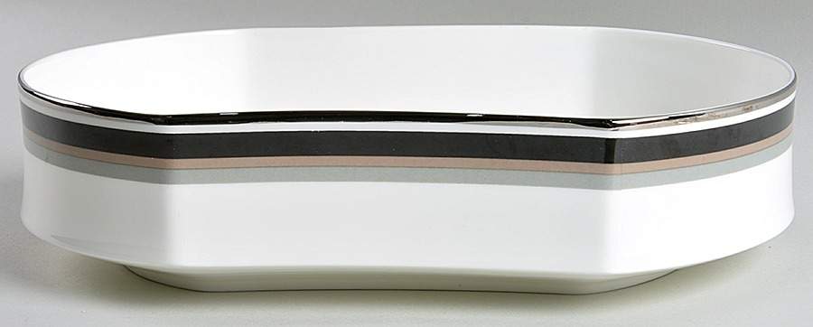 Noir 10" Oval Vegetable Bowl by Mikasa-1
