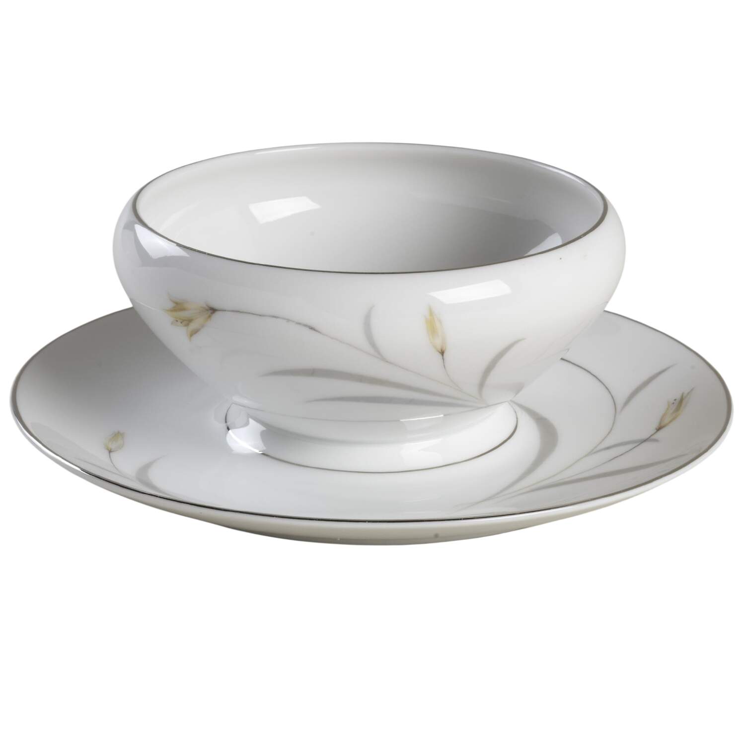 Nona Gravy Boat with Attached Underplate by Mikasa-1