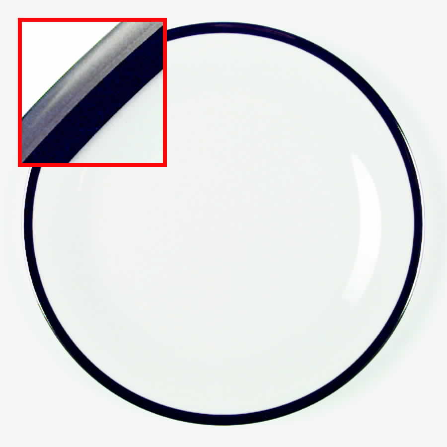 Noir Platinum Dinner Plate by Mikasa-1