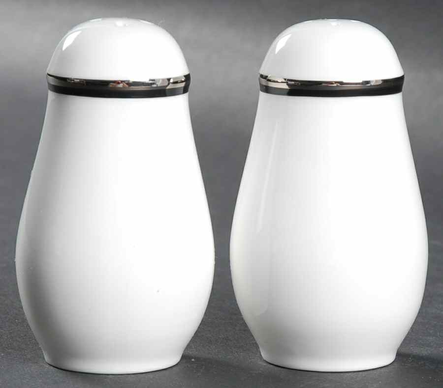 Noir Platinum Salt & Pepper Set by Mikasa-1