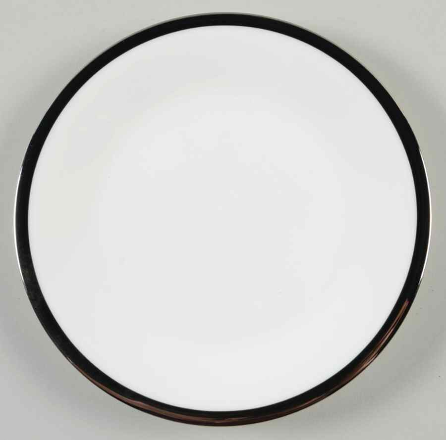 Noir Platinum Salad Plate by Mikasa-1