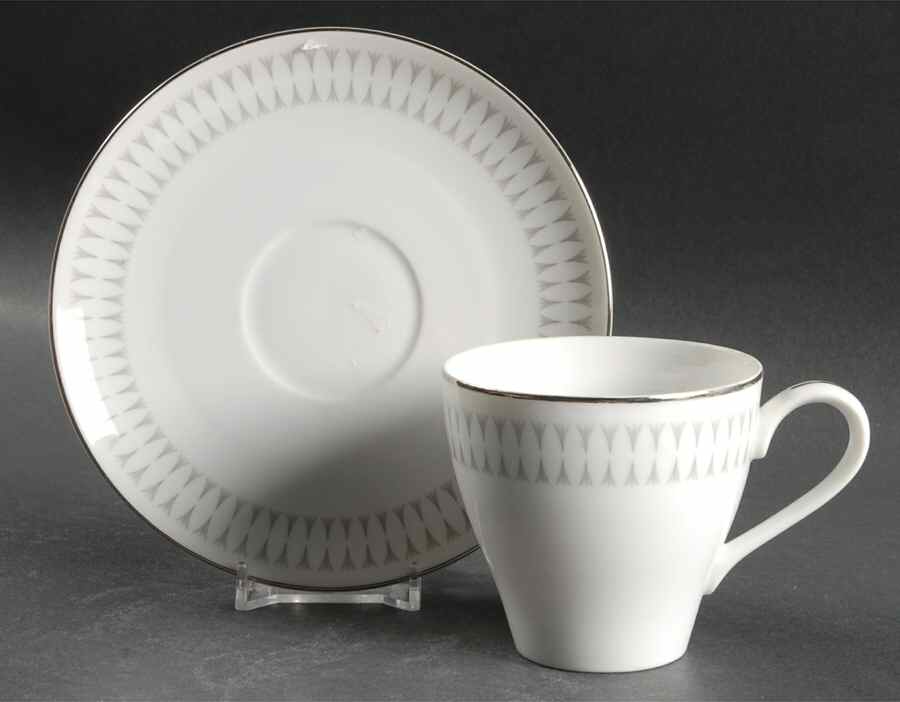 Nordica Flat Cup & Saucer Set by Mikasa-1