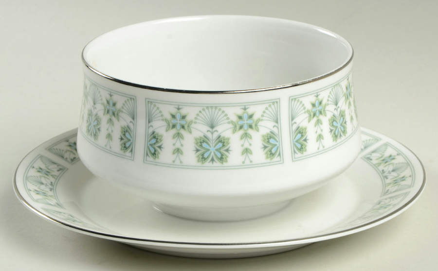 Normandy Gravy Boat with Attached Underplate by Mikasa-1