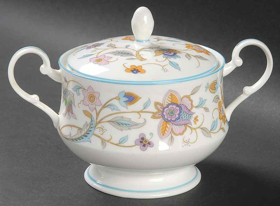 Nosegay Sugar Bowl & Lid by Mikasa-1