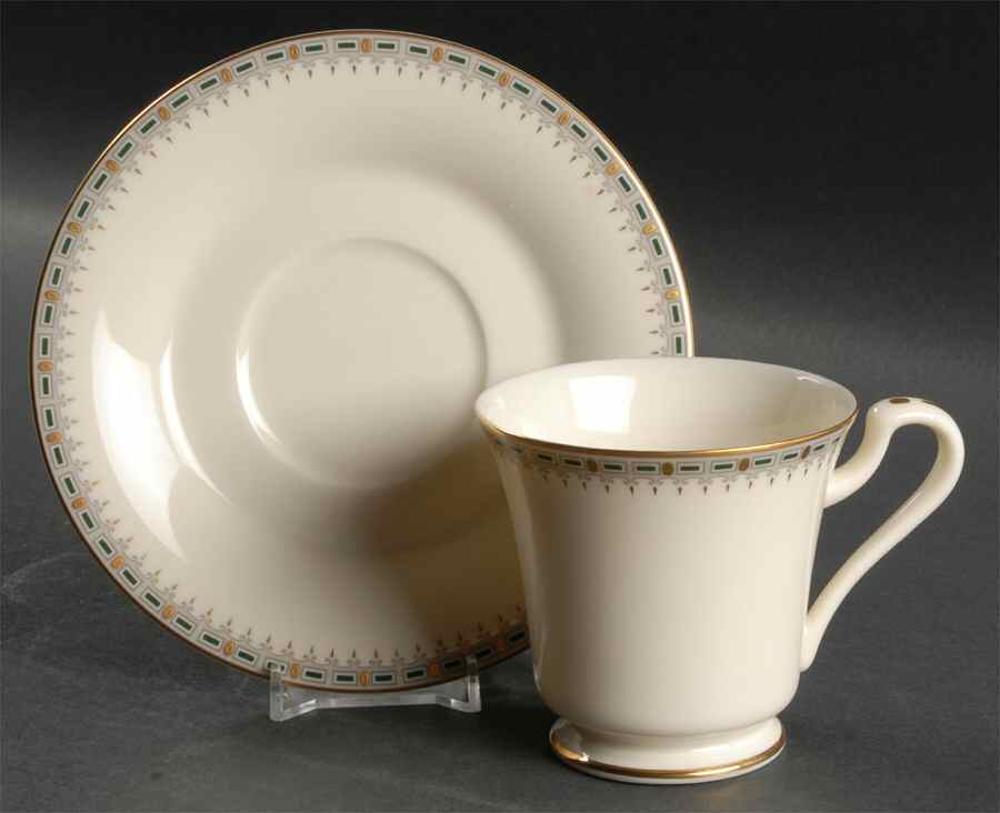 Nobility Suite Footed Cup & Saucer Set by Mikasa-1