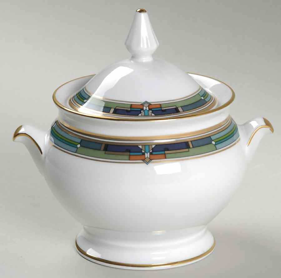 Nottingham Sugar Bowl & Lid by Mikasa-1