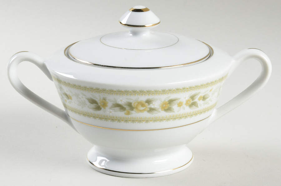 Oakdale Sugar Bowl & Lid by Mikasa-1