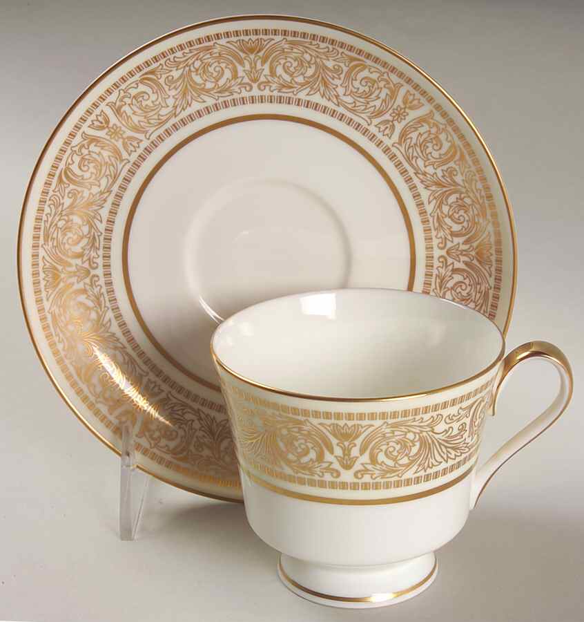 Oberlin Footed Cup & Saucer Set by Mikasa-1