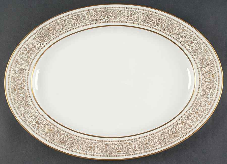 Oberlin 15" Oval Serving Platter by Mikasa-1