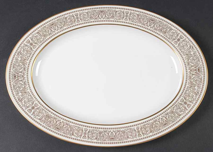 Oberlin 13" Oval Serving Platter by Mikasa-1