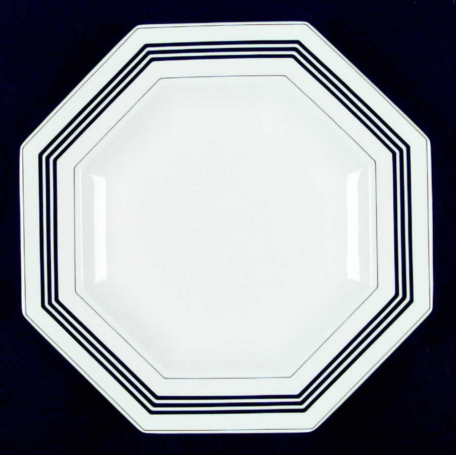 Octet Black Dinner Plate by Mikasa-1