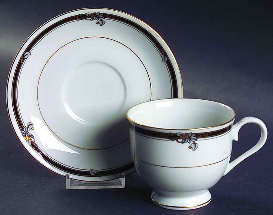 Occasion Footed Cup & Saucer Set by Mikasa-1