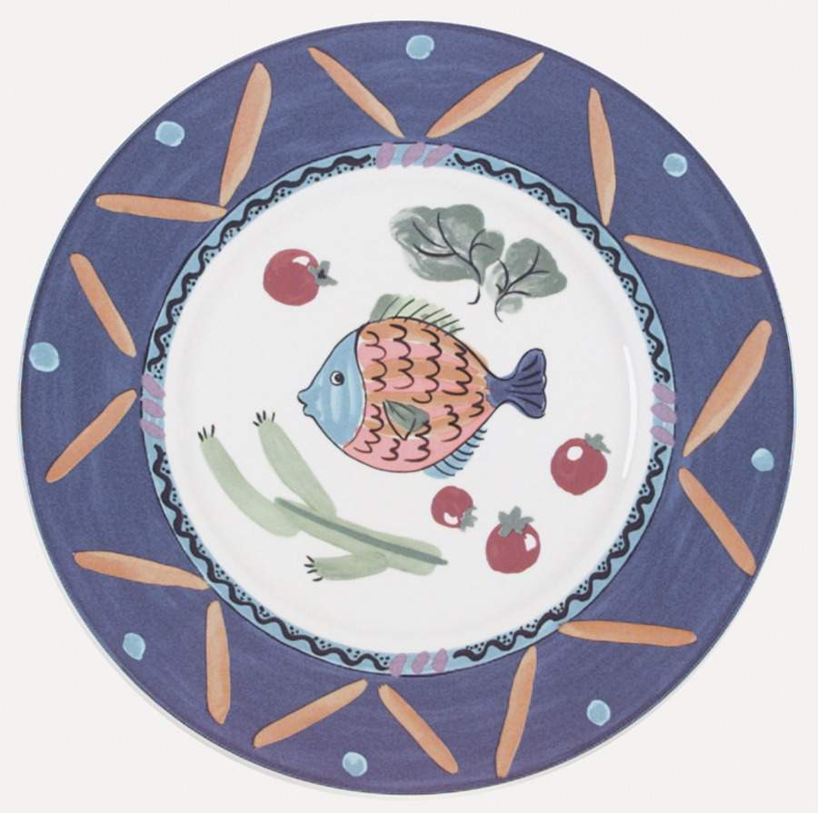 Ocean Collage Service Plate (Charger) by Mikasa-1