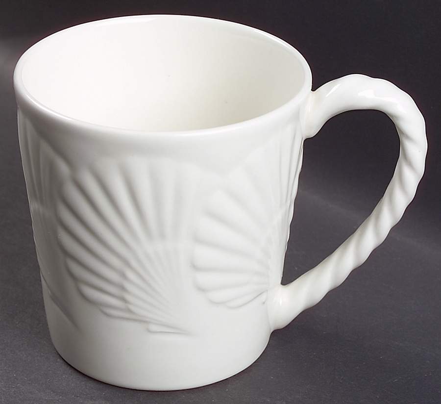 Ocean Jewel White Mug by Mikasa-1