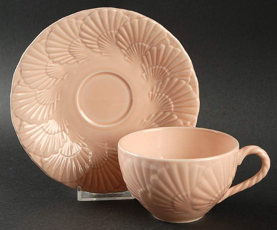 Ocean Jewel Pink Flat Cup & Saucer Set by Mikasa-1
