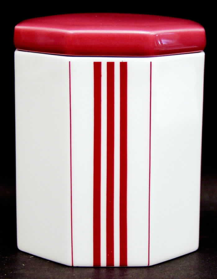 Octet Terra Cotta Sugar Bowl & Lid by Mikasa-1