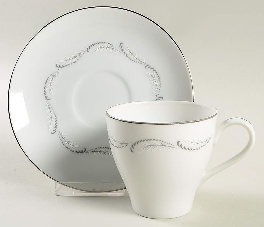 Odette Flat Cup & Saucer Set by Mikasa-1
