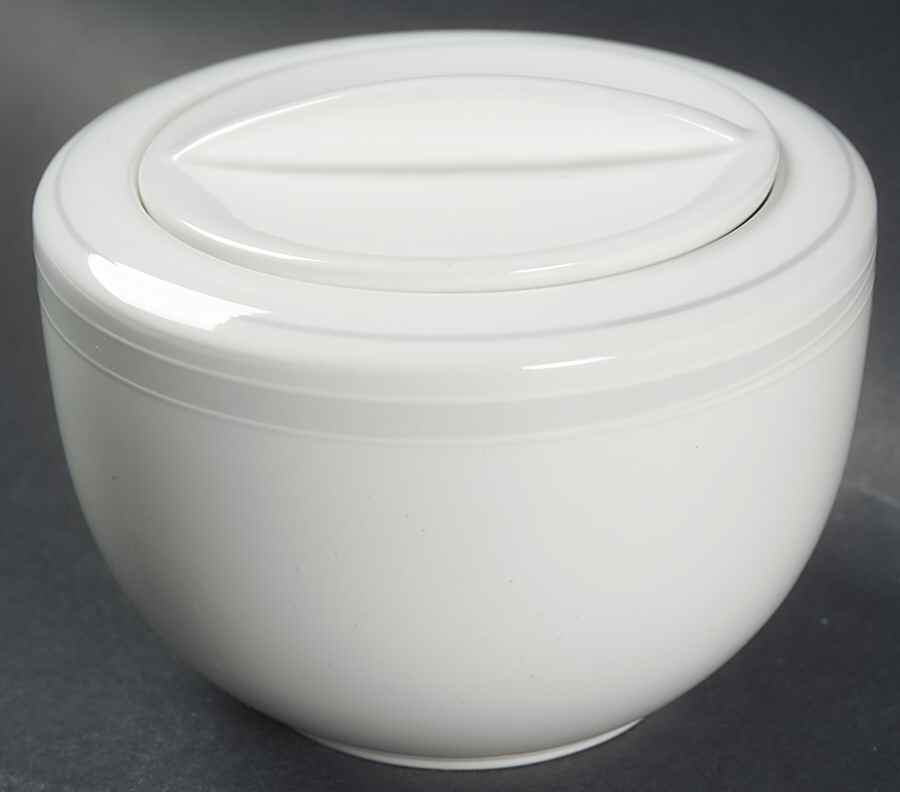 Off Center Sugar Bowl & Lid by Mikasa-1