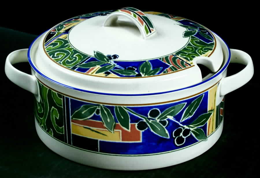 Olive Grove Tureen &  Lid by Mikasa-1